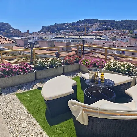 Apartment Luna With Jacuzzi, 5mins Walking To The Beach, Sea And Castle View Big Terrace Tossa de Mar