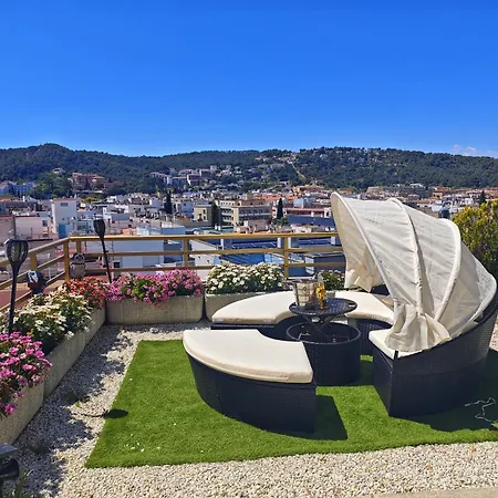 Apartment Luna With Jacuzzi, 5mins Walking To The Beach, Sea And Castle View Big Terrace *